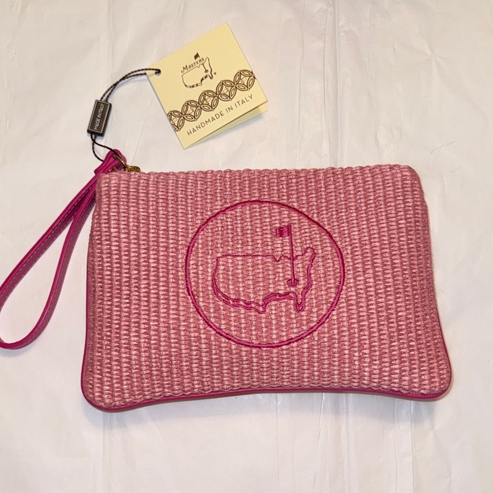 MASTERS PINK WRISTLET PURSE